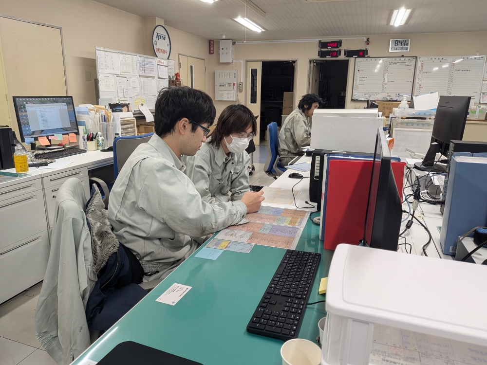 幅広い工場運営業務を一貫遂行